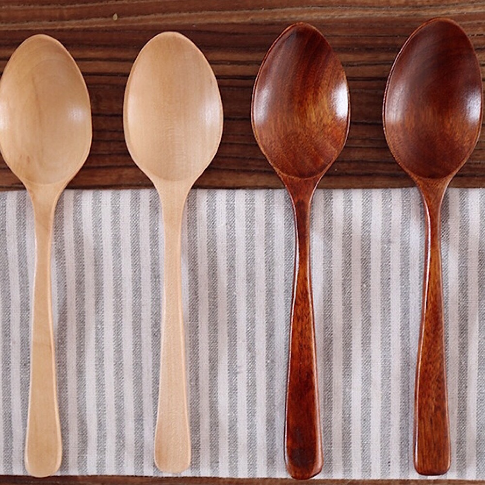 Wooden spoon coconut